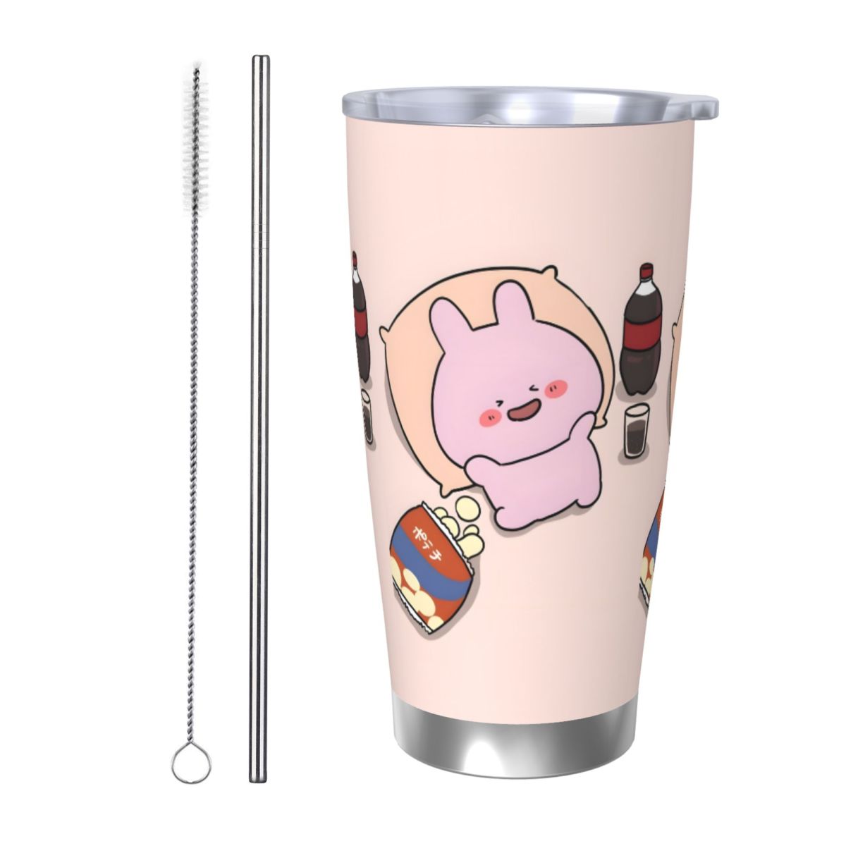 Vacuum Insulated Flask - Asamimichaan Cute Asamimi 20oz Stainless Steel