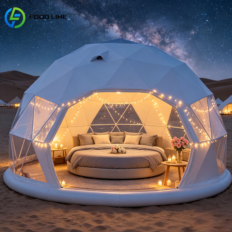 Outdoor Camping Dome - Prefabricated Glamping House Geodesic Dome Tent