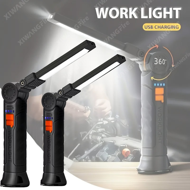 Outdoor Camping Jobs - Rechargeable LED Flashlight Work Light with