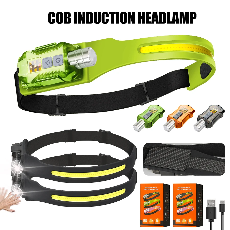 Outdoor Camping And Fishing - Powerful LED Headlamp Portable Rechargeable Head
