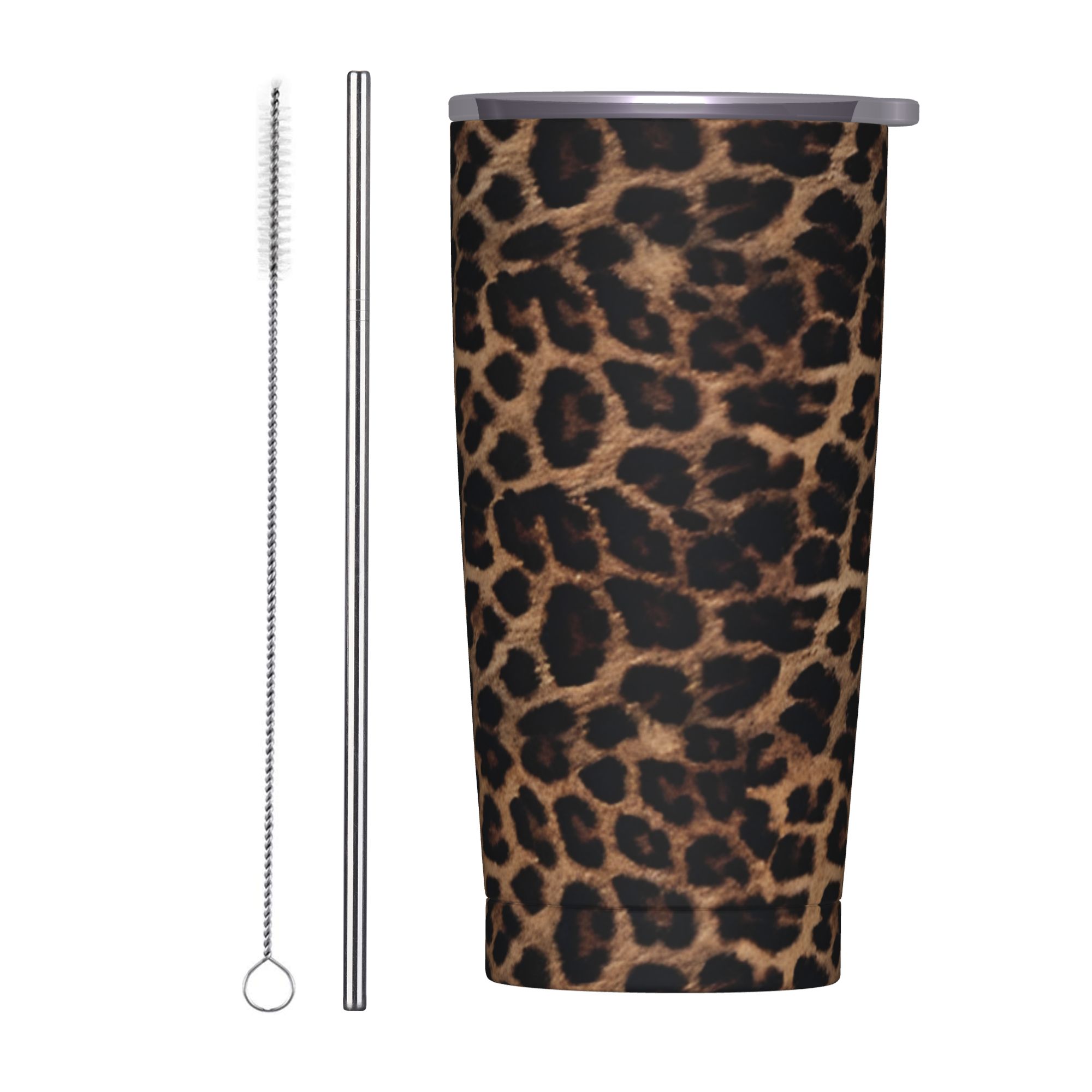 Vacuum Insulated Flask - Leopard Print Tumbler Vacuum Insulated Coffee