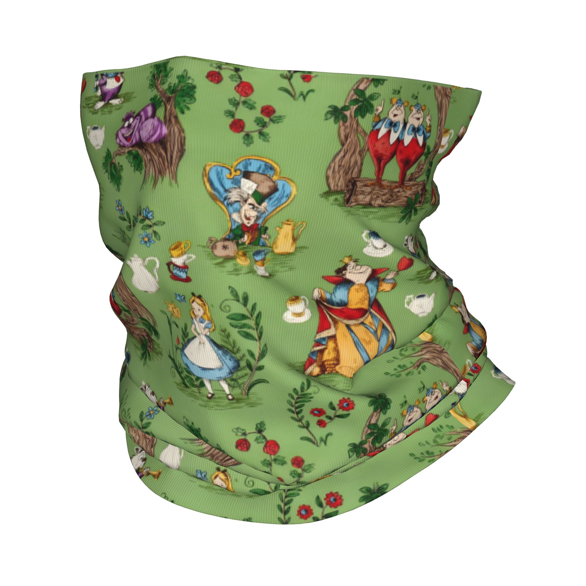 Trekking Gaiters - Custom A-Alice in W-Wonderland Bandana Neck