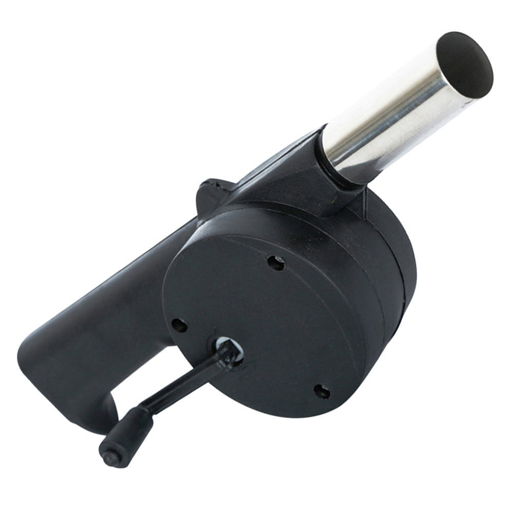 Outdoor Camping Fire - Black Hand Crank Manual Blower Bbq