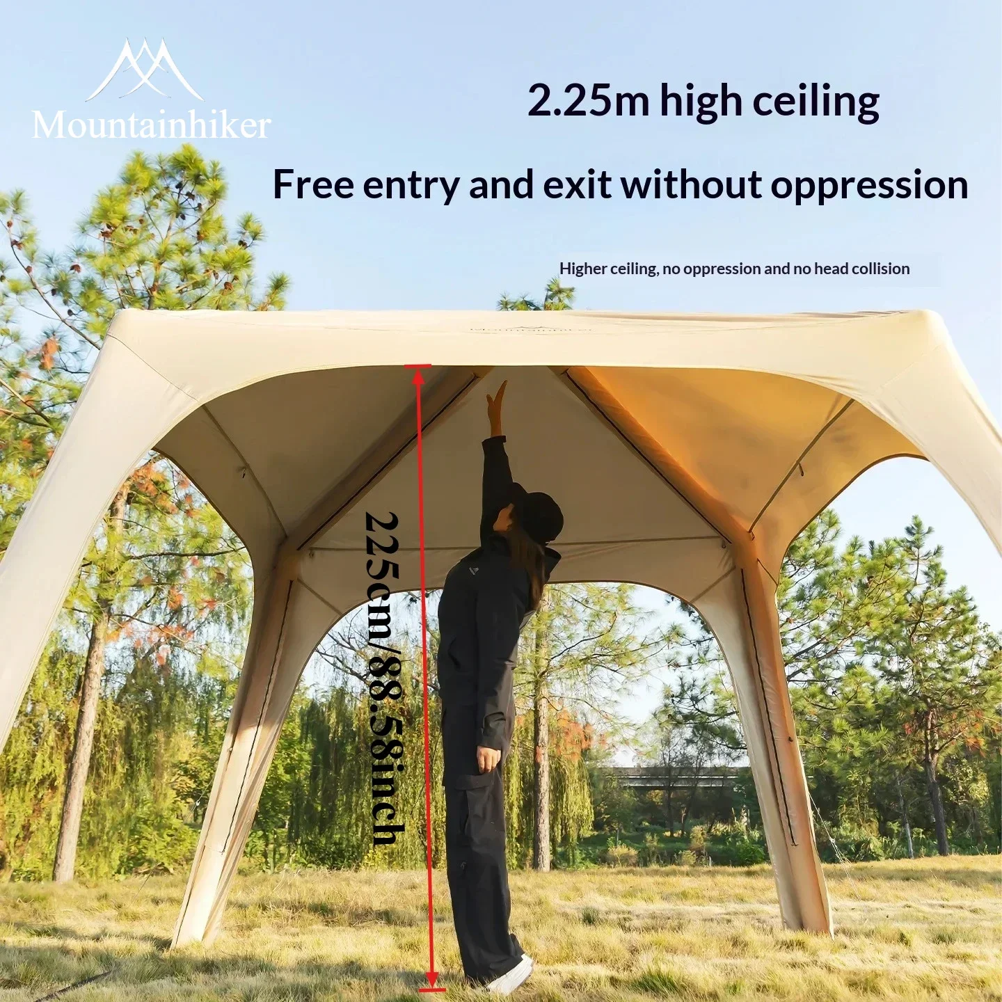 Inflatable Dome Tent, Large Ai - огляд і ціна Outdoor Camping Dome