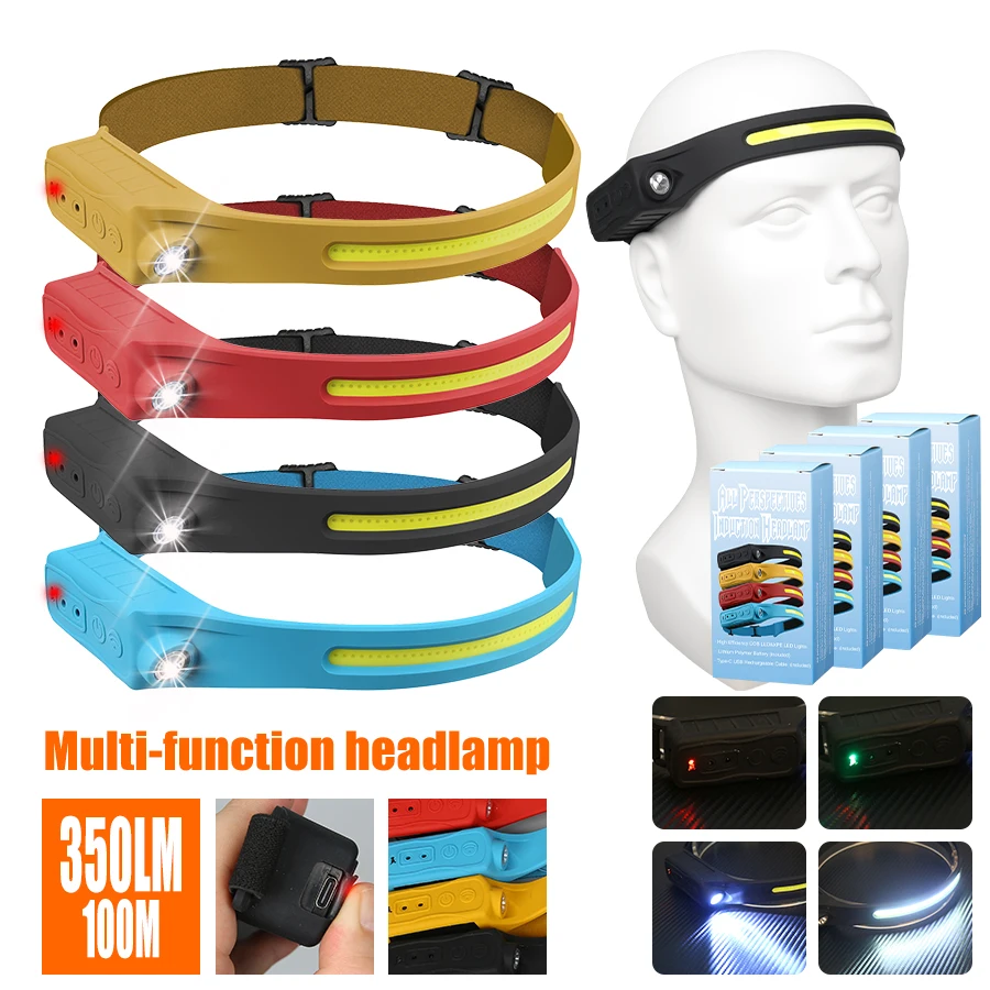 Rechargeable Headlamp 350 Lume - огляд і ціна Outdoor Camping And Fishing