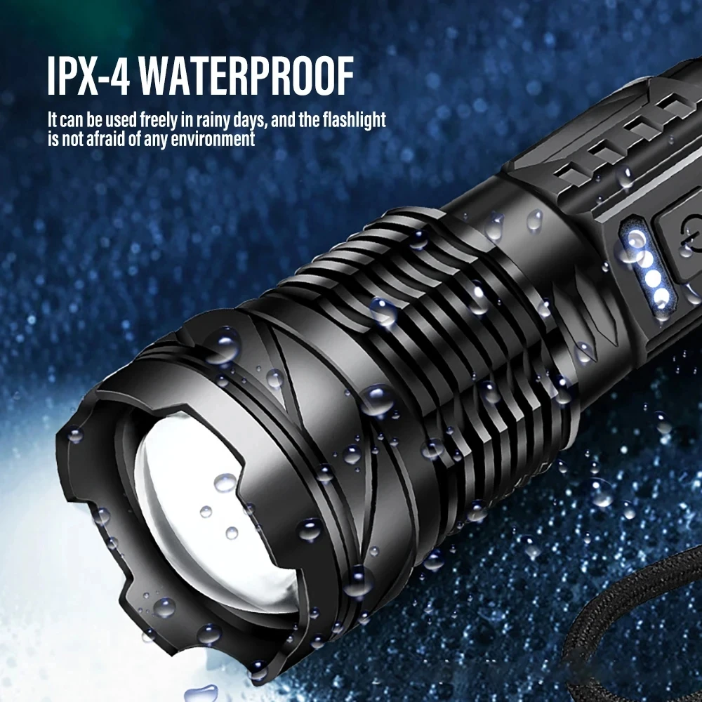 Powerful LED Flashlight Rechar - огляд і ціна Outdoor Camping And Fishing