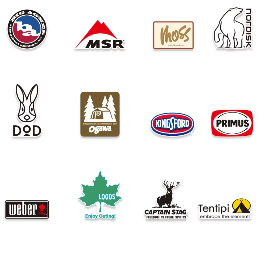 20Pcs Outdoor Stickers Pack Ca - огляд і ціна Outdoor Camping Brand