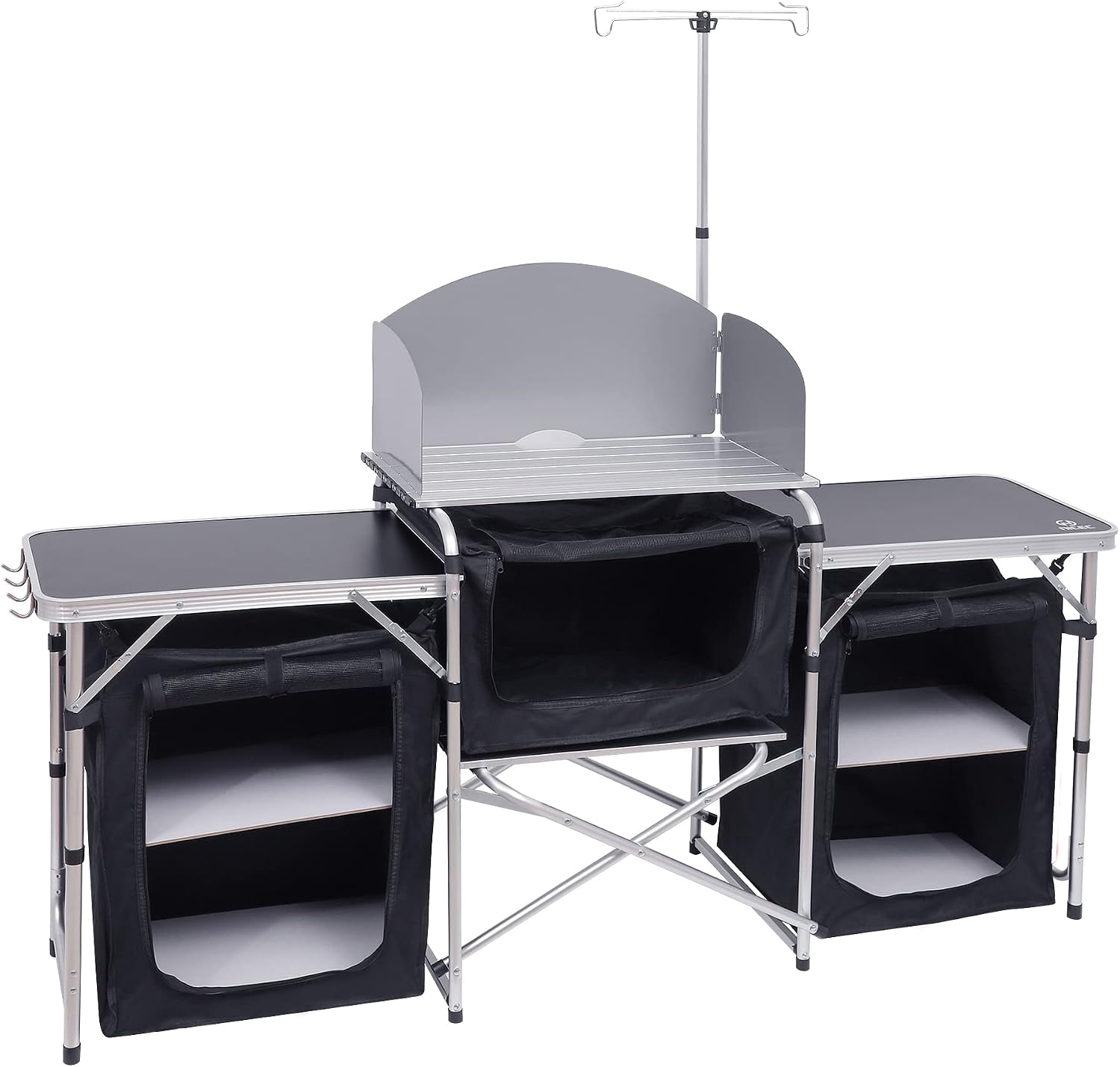 Folding Camping Kitchen Table  - огляд і ціна Outdoor Camping Kitchen Setup
