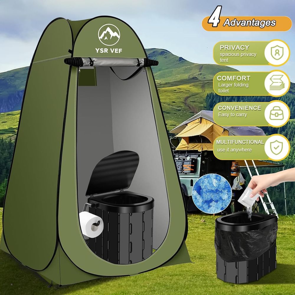 Portable Toilet Kit, Camping T - огляд і ціна Outdoor In Camping