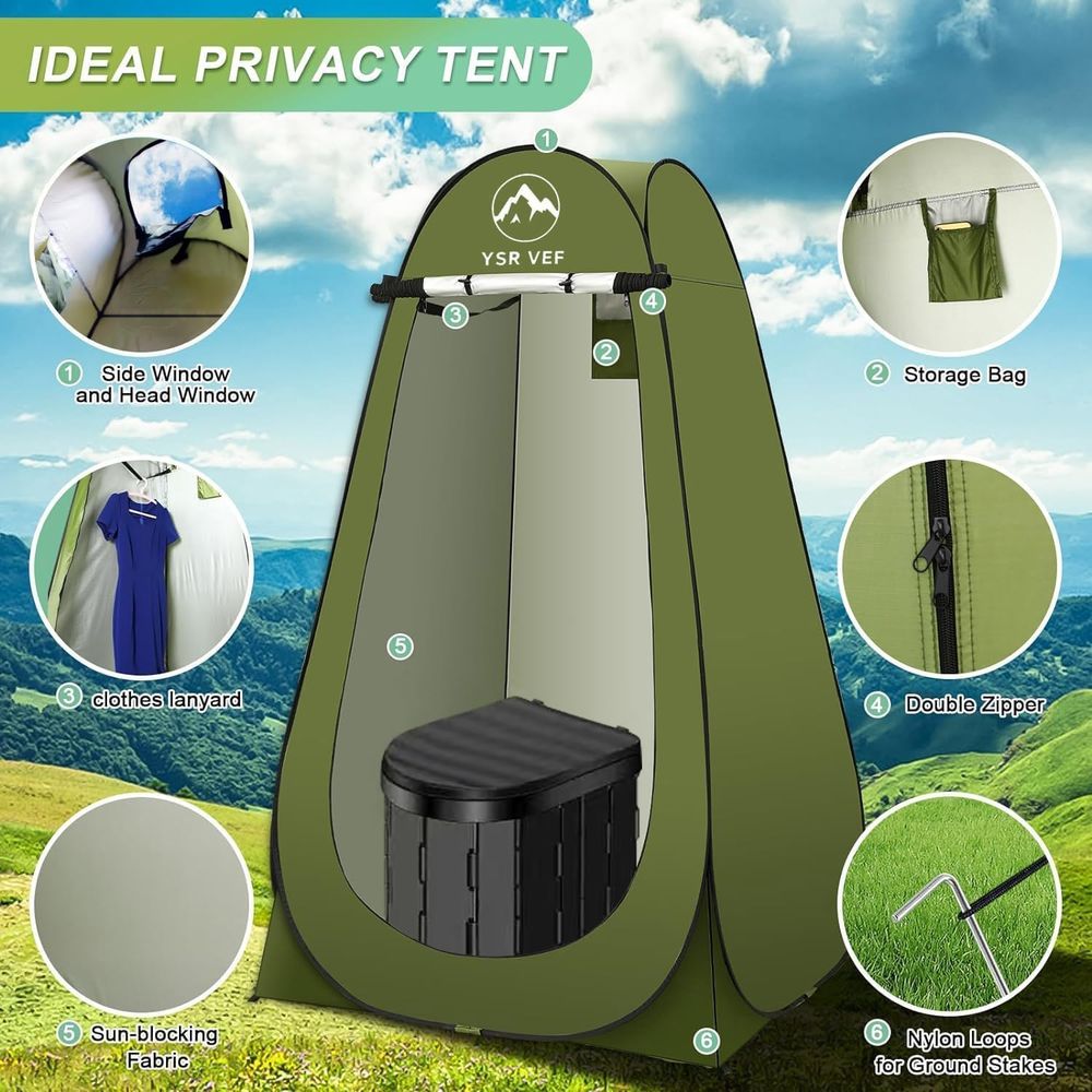 Portable Toilet Kit, Camping T - огляд і ціна Outdoor In Camping