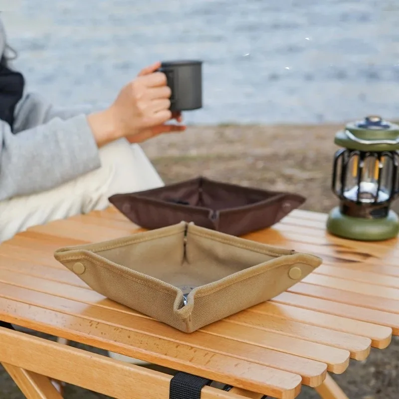 Camping Storage Tray Home Trav - огляд і ціна Outdoor Camping Folding Storage Box