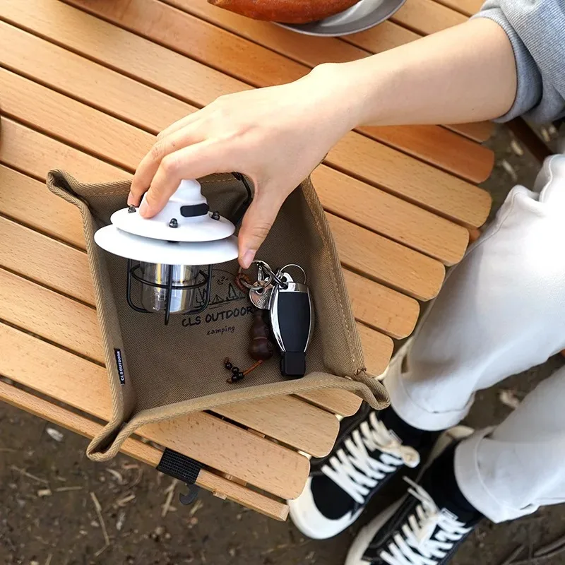 Camping Storage Tray Home Trav - огляд і ціна Outdoor Camping Folding Storage Box
