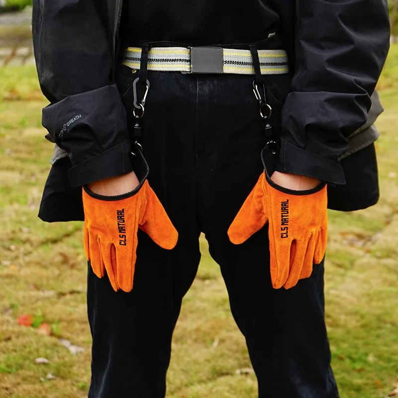 Heat Resistant BBQ Gloves Cowh - огляд і ціна Outdoor Camping Fire