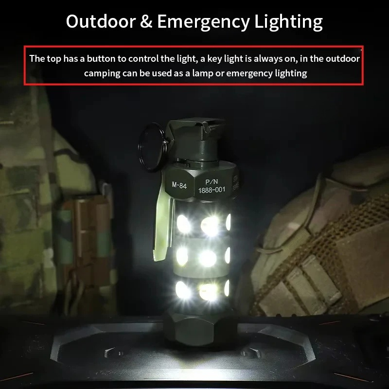 ABS Alloy M84 Flashbang Grenad - огляд і ціна Outdoor Camping Toys