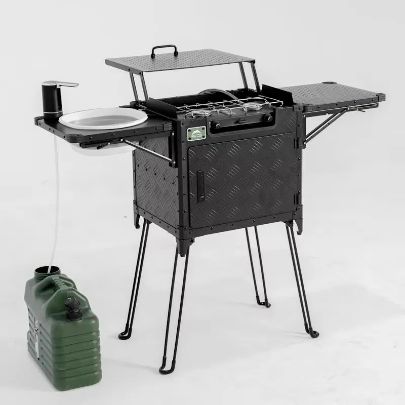 Deluxe Family Camping Kitchen  - огляд і ціна Outdoor Camping Kitchen Setup