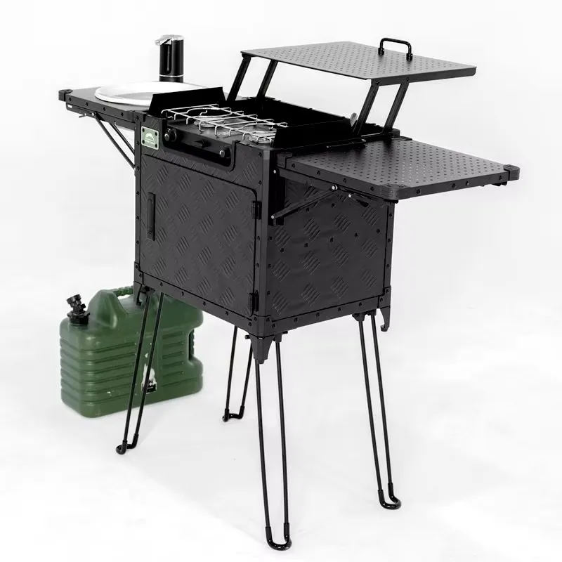 Deluxe Family Camping Kitchen  - огляд і ціна Outdoor Camping Kitchen Setup