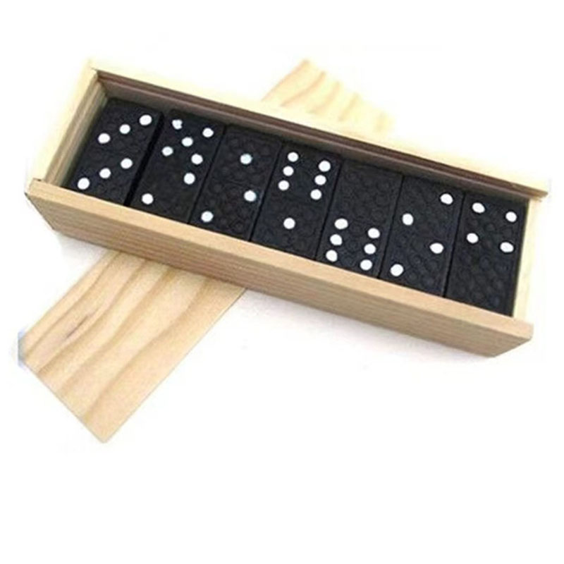 28pcs/Set Wooden Domino Board  - огляд і ціна Outdoor Camping Toys