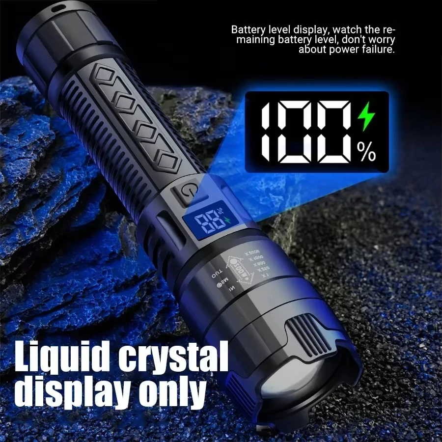 Tactical LED Flashlight 2000LM - огляд і ціна Outdoor Camping And Fishing