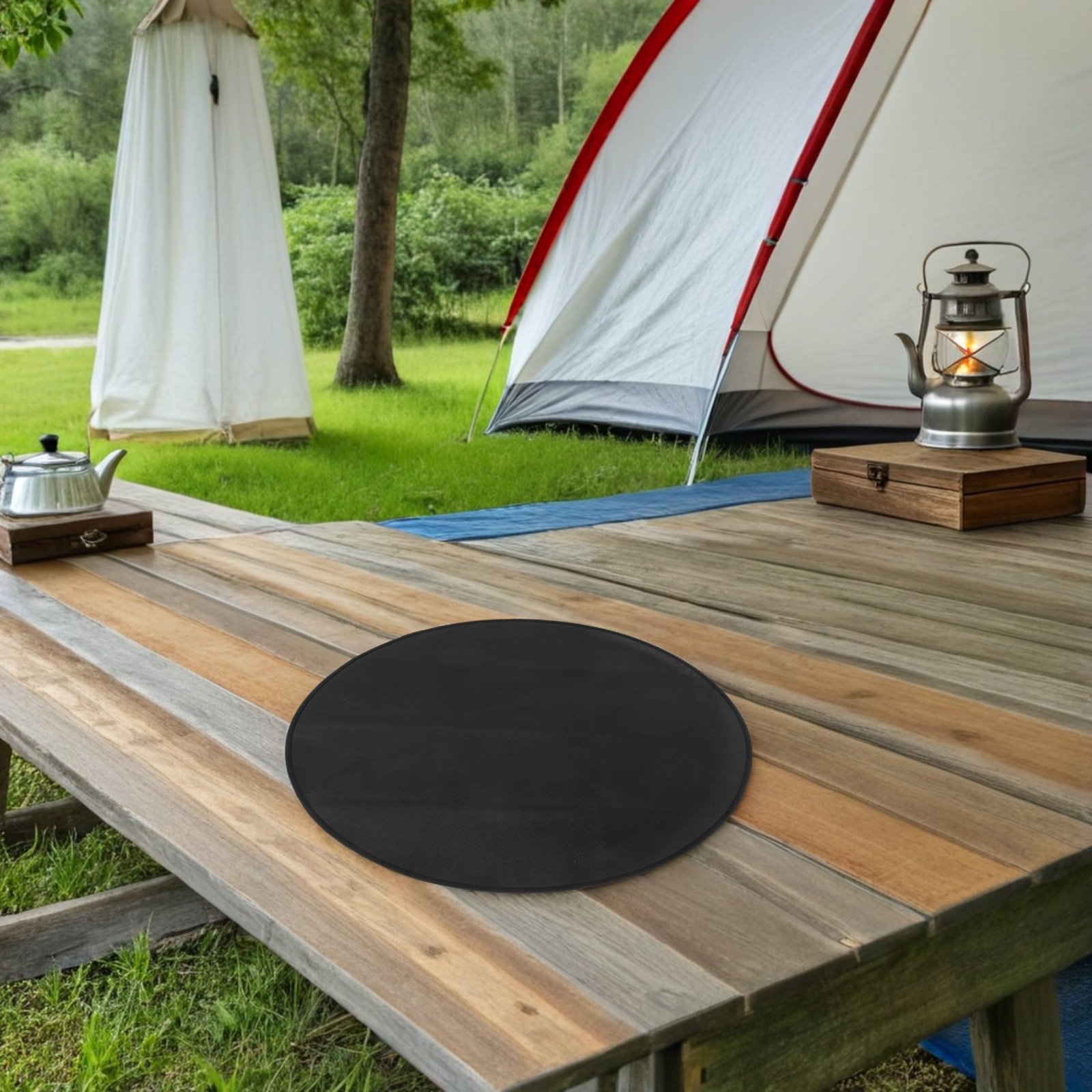 Round Heat Resistant Fireproof - огляд і ціна Outdoor Camping Fire