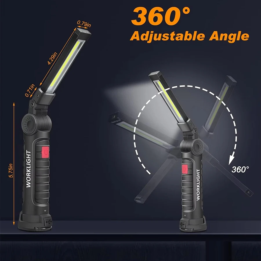 Rechargeable Magnetic Work Lig - огляд і ціна Outdoor Camping And Fishing