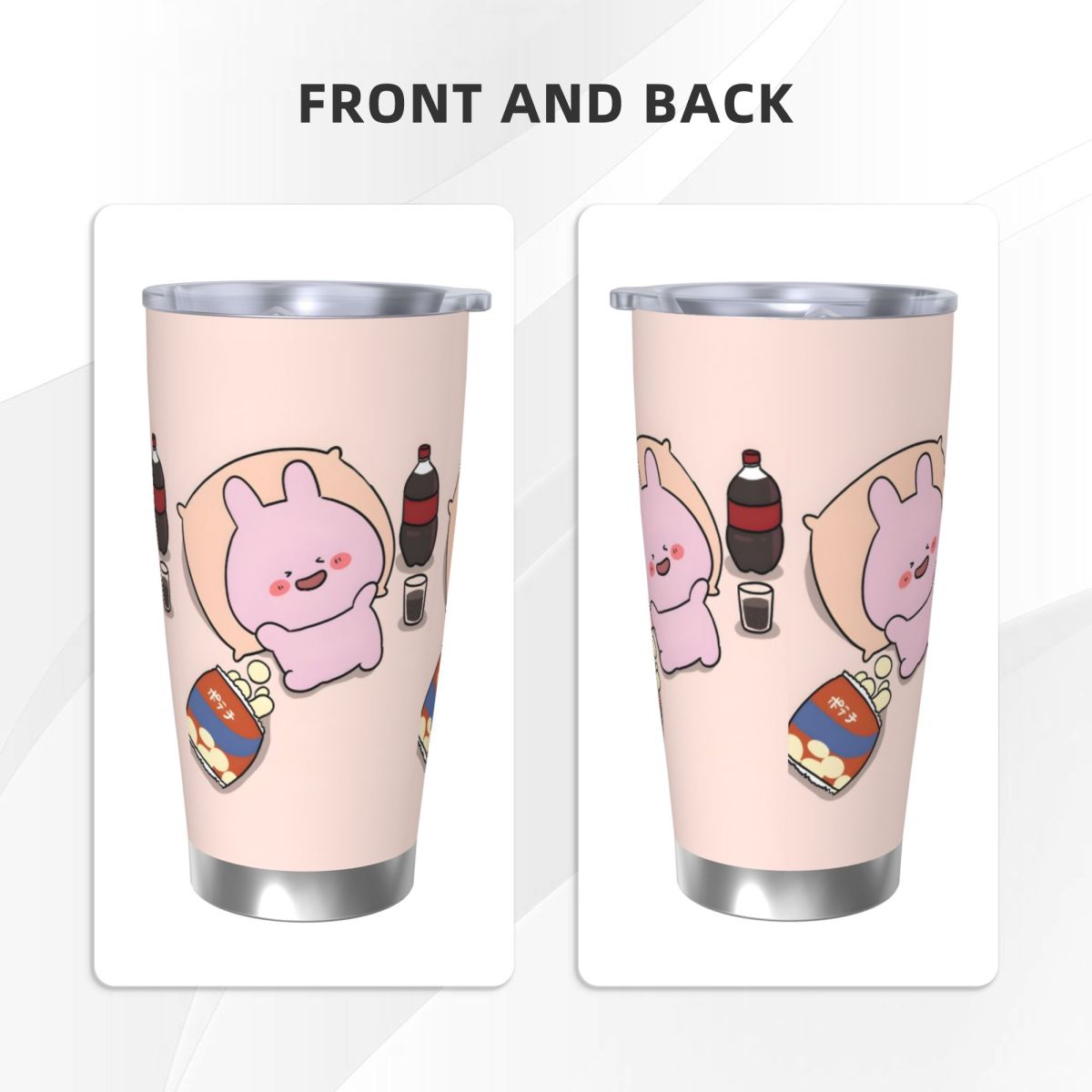 Asamimichaan Cute Asamimi 20oz - огляд і ціна Vacuum Insulated Flask