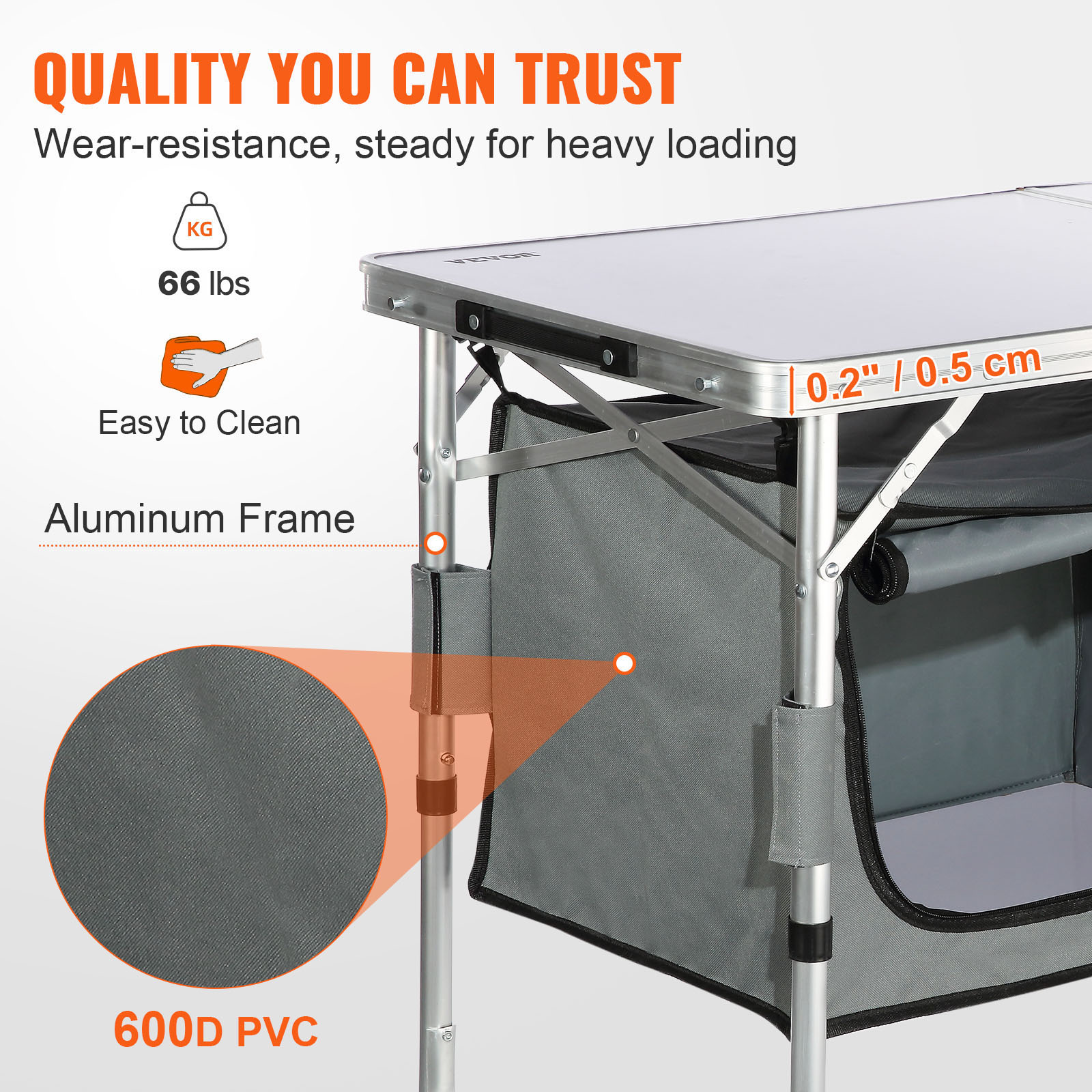SucceBuy Camping Kitchen Table - огляд і ціна Outdoor Camping Kitchen Setup