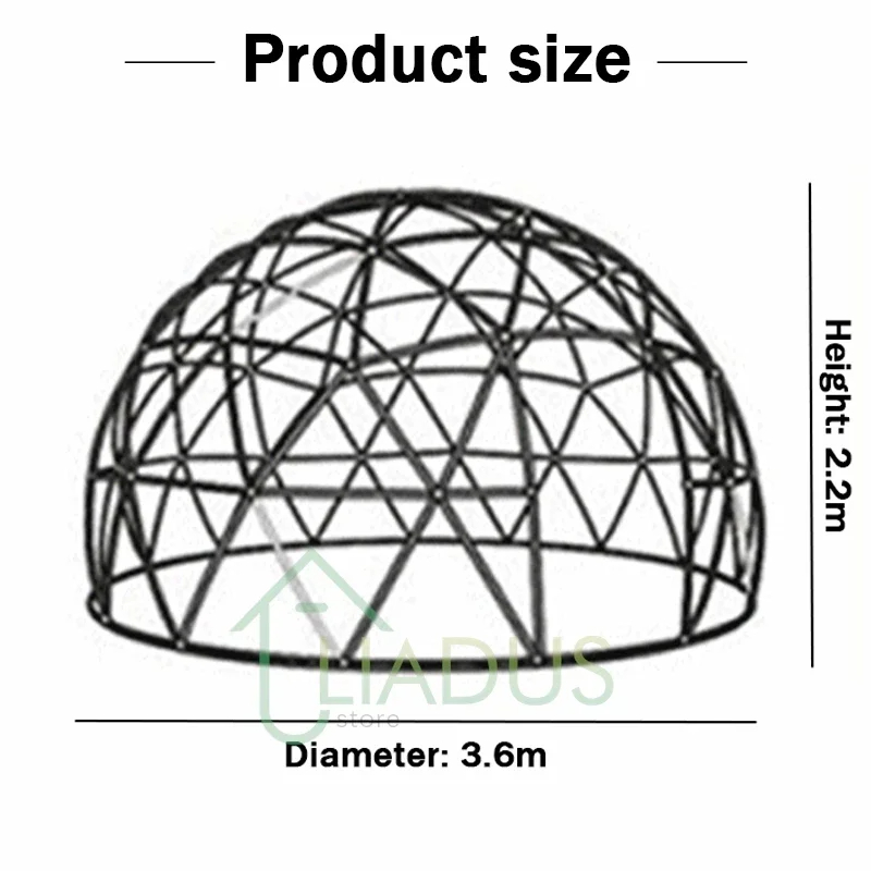 3.6M TPU Clear Bubble Dome Ten - огляд і ціна Outdoor Camping Dome