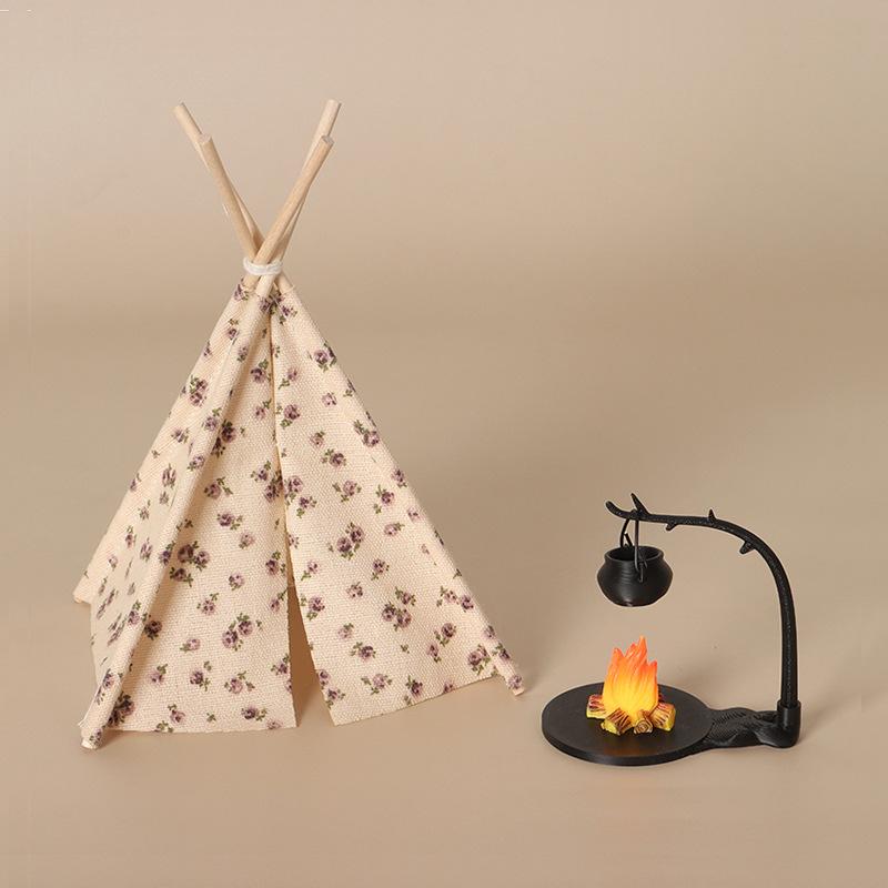 New 1:12 Scale Camping Tent Mo - огляд і ціна Outdoor Camping Toys