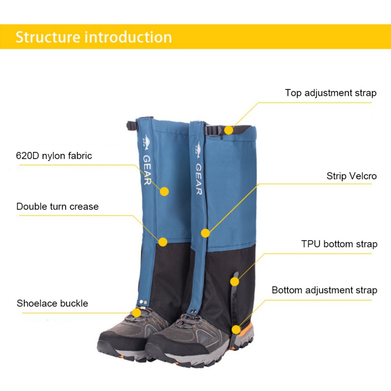 Outdoor Hiking Waterproof Snow - огляд і ціна Trekking Gaiters