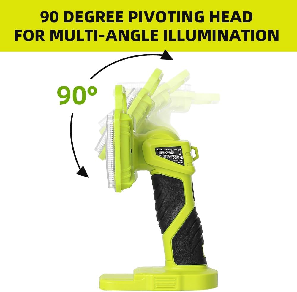 18W 2000LM Cordless LED Flashl - огляд і ціна Outdoor Camping Jobs