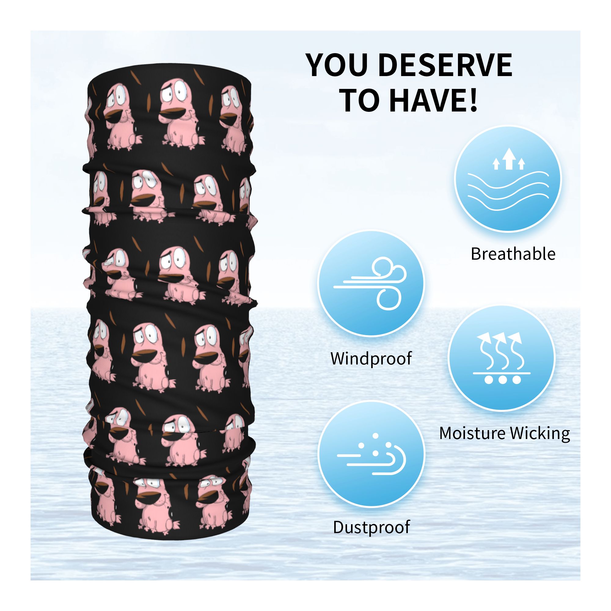 Custom Cartoon Courage Dog Win - огляд і ціна Trekking Gaiters