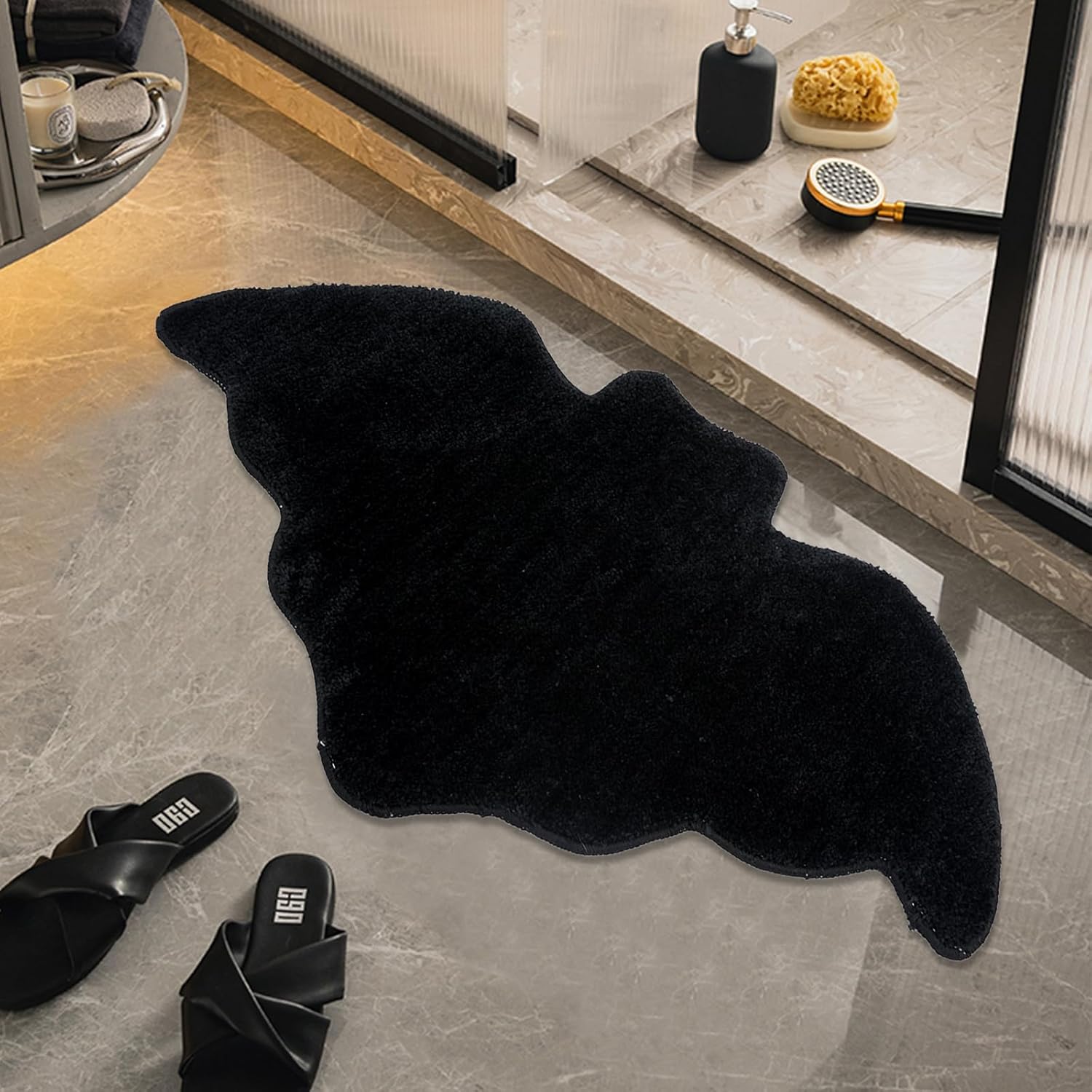Black Halloween Bat Rug Non Sl - огляд і ціна Outdoor Camping Kitchen Setup