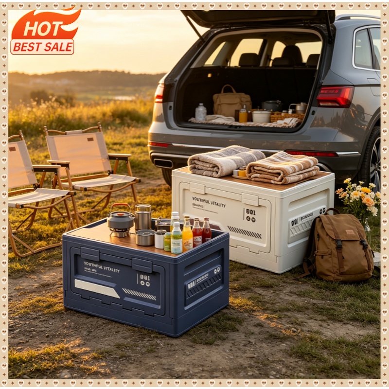 Outdoor Storage Box Camping Fo - огляд і ціна Outdoor Camping Folding Storage Box