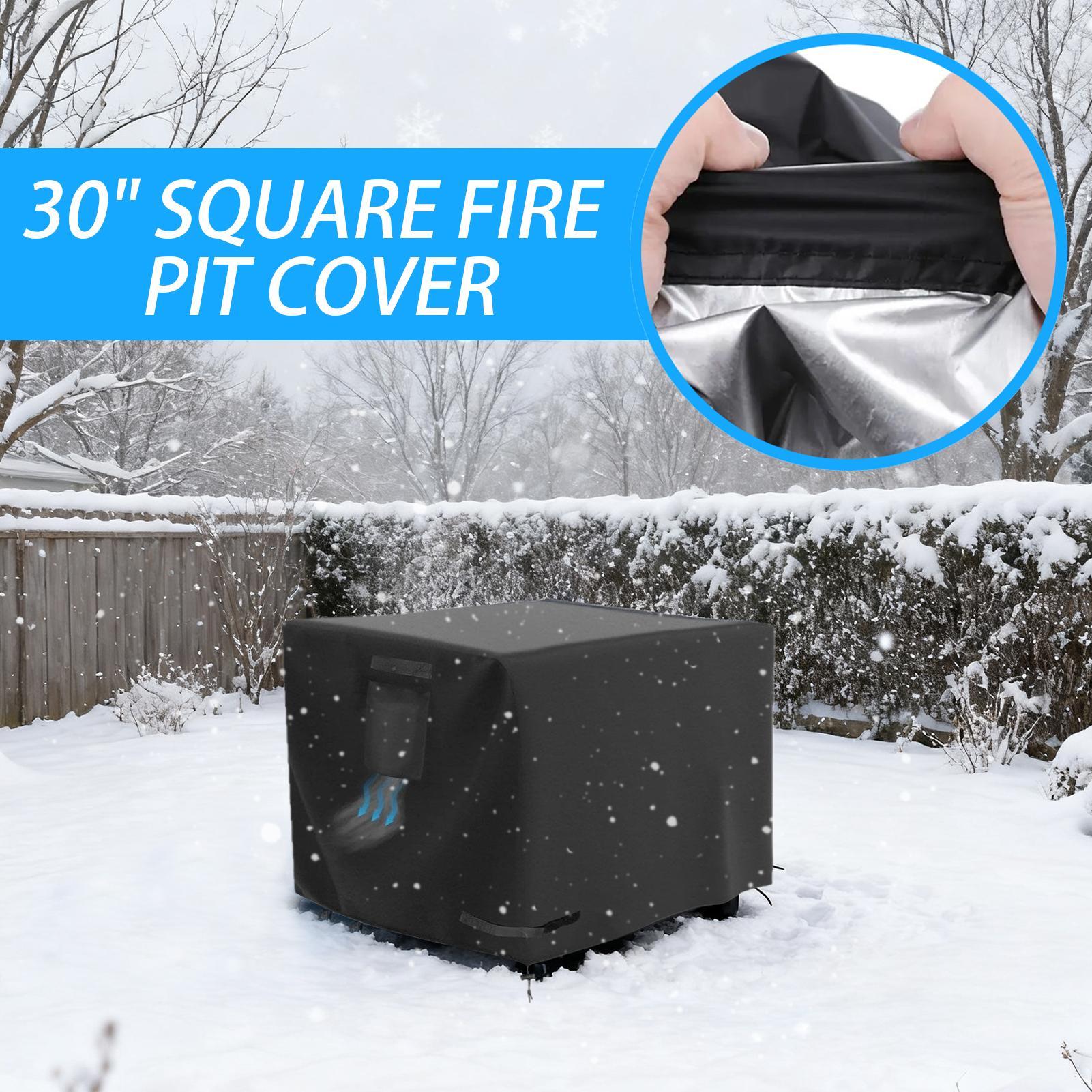 Fire Pit Cover Square 30 Inch  - огляд і ціна Outdoor Camping Fire