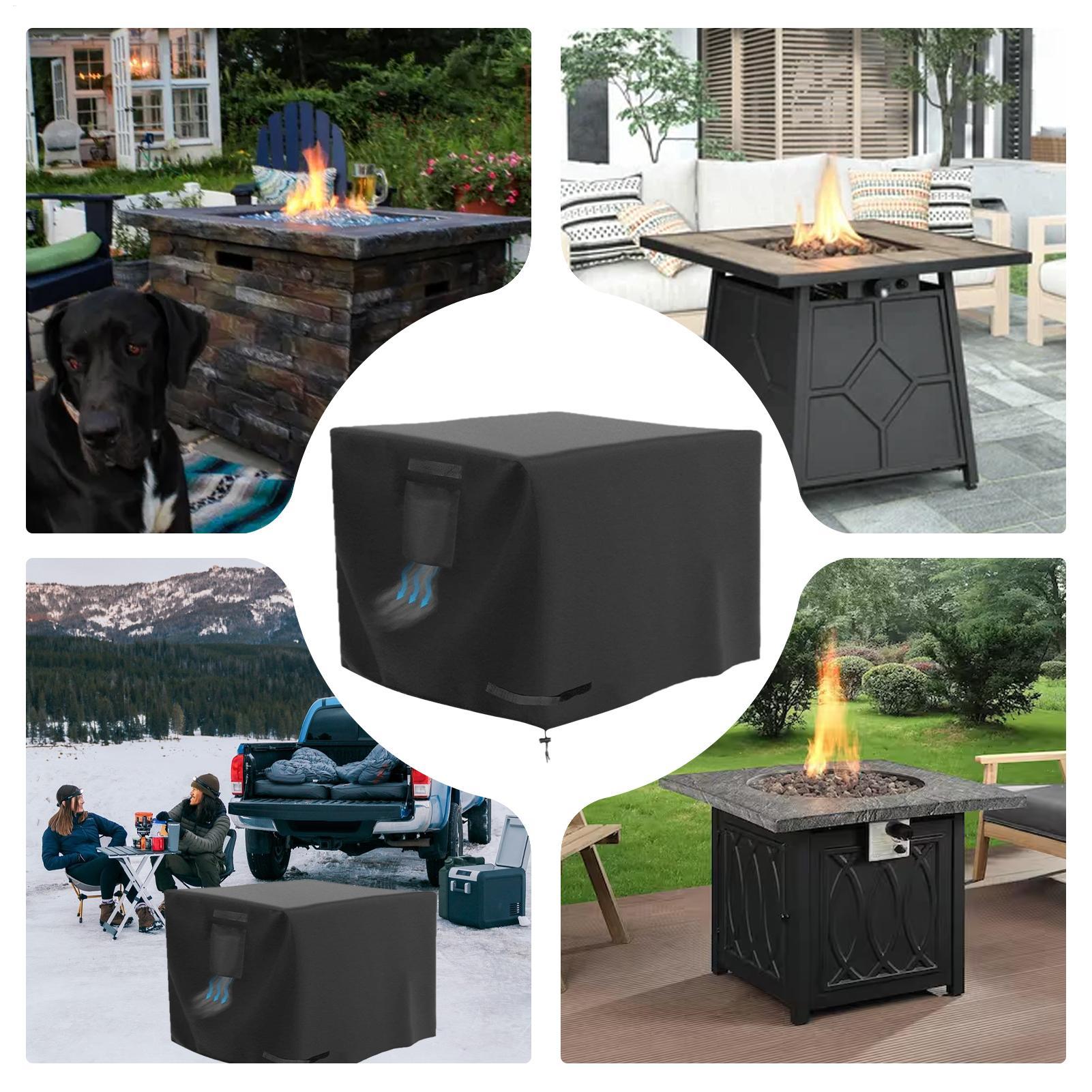 Fire Pit Cover Square 30 Inch  - огляд і ціна Outdoor Camping Fire