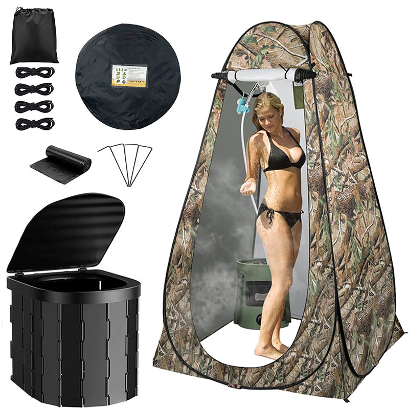 ‌Portable Pop-Up Toilet Tent P - огляд і ціна Outdoor Camping Toilet Tent