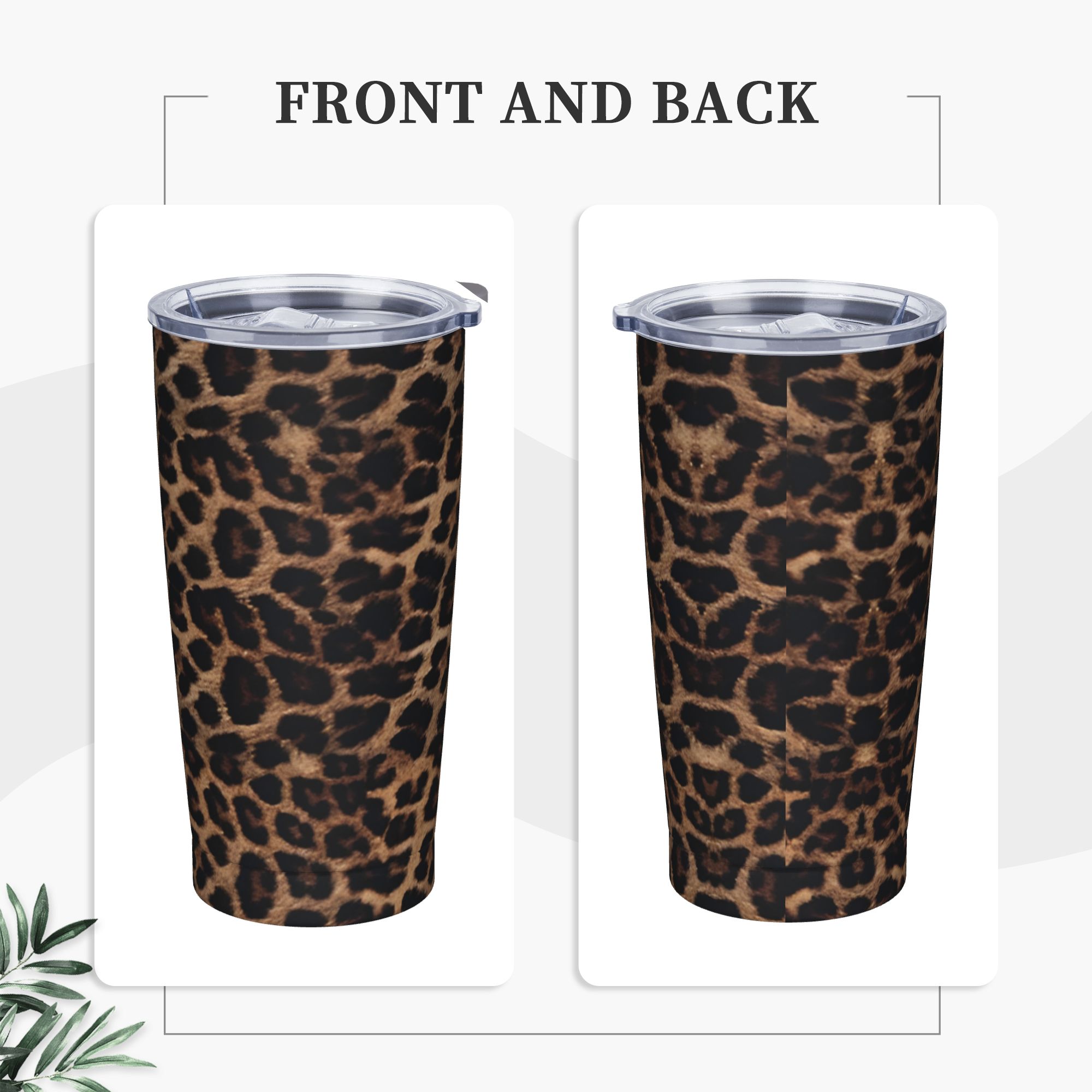 Leopard Print Tumbler Vacuum I - огляд і ціна Vacuum Insulated Flask