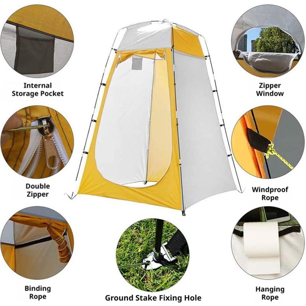 Portable Shower Tent Double La - огляд і ціна Outdoor Camping Toilet Tent