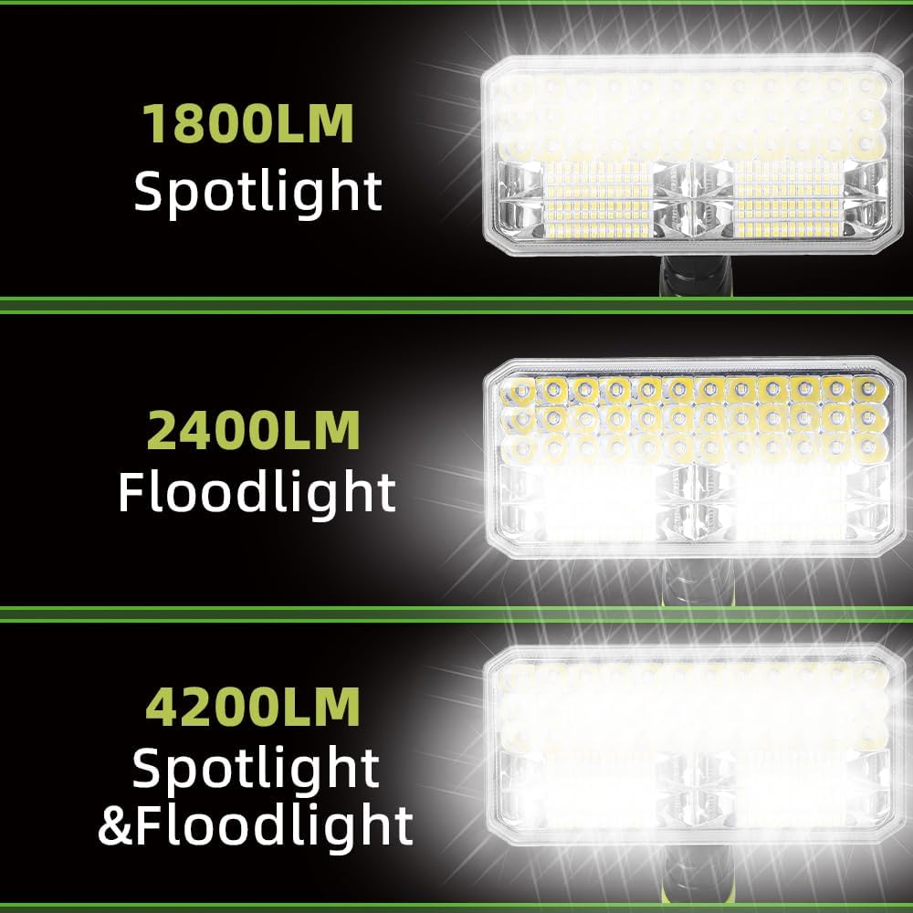 40W 4200LM Cordless LED Flashl - огляд і ціна Outdoor Camping Jobs