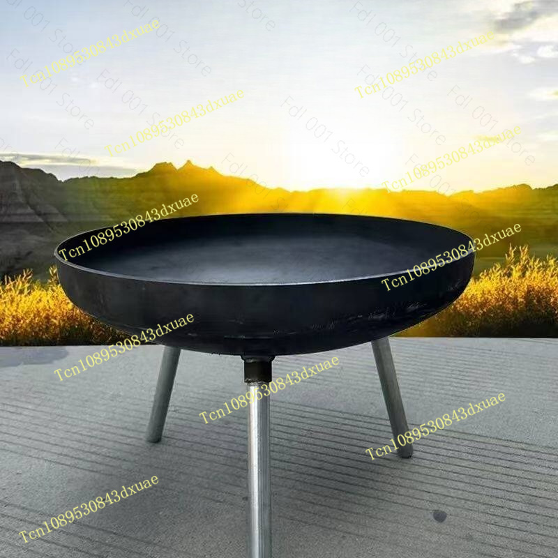 80cm Large Cast Iron Fire Pit  - огляд і ціна Outdoor Camping Fire