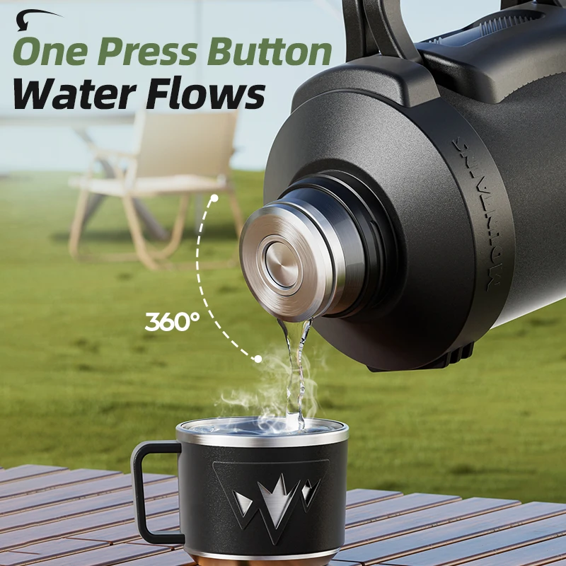 Stainless Steel Large Capacity - огляд і ціна Vacuum Insulated Flask