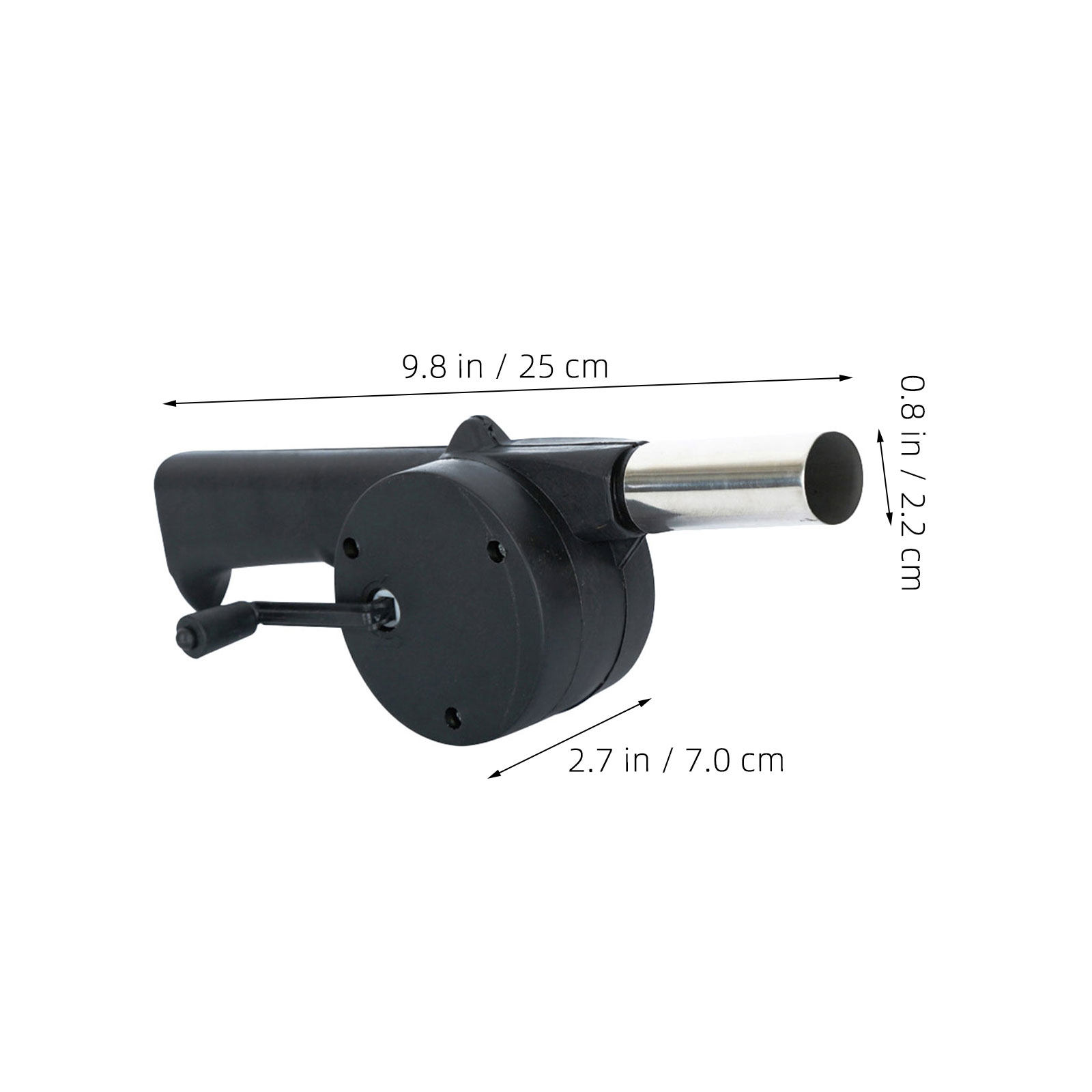 Black Hand Crank Manual Blower - огляд і ціна Outdoor Camping Fire