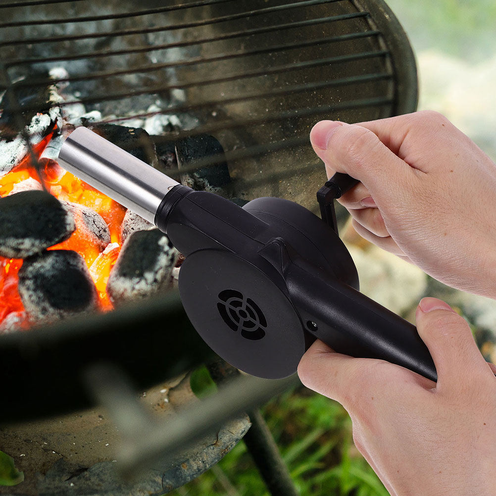 Black Hand Crank Manual Blower - огляд і ціна Outdoor Camping Fire