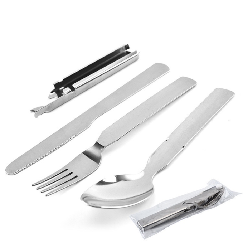 Stainless Steel Tableware Set  - огляд і ціна Outdoor Camping Knife