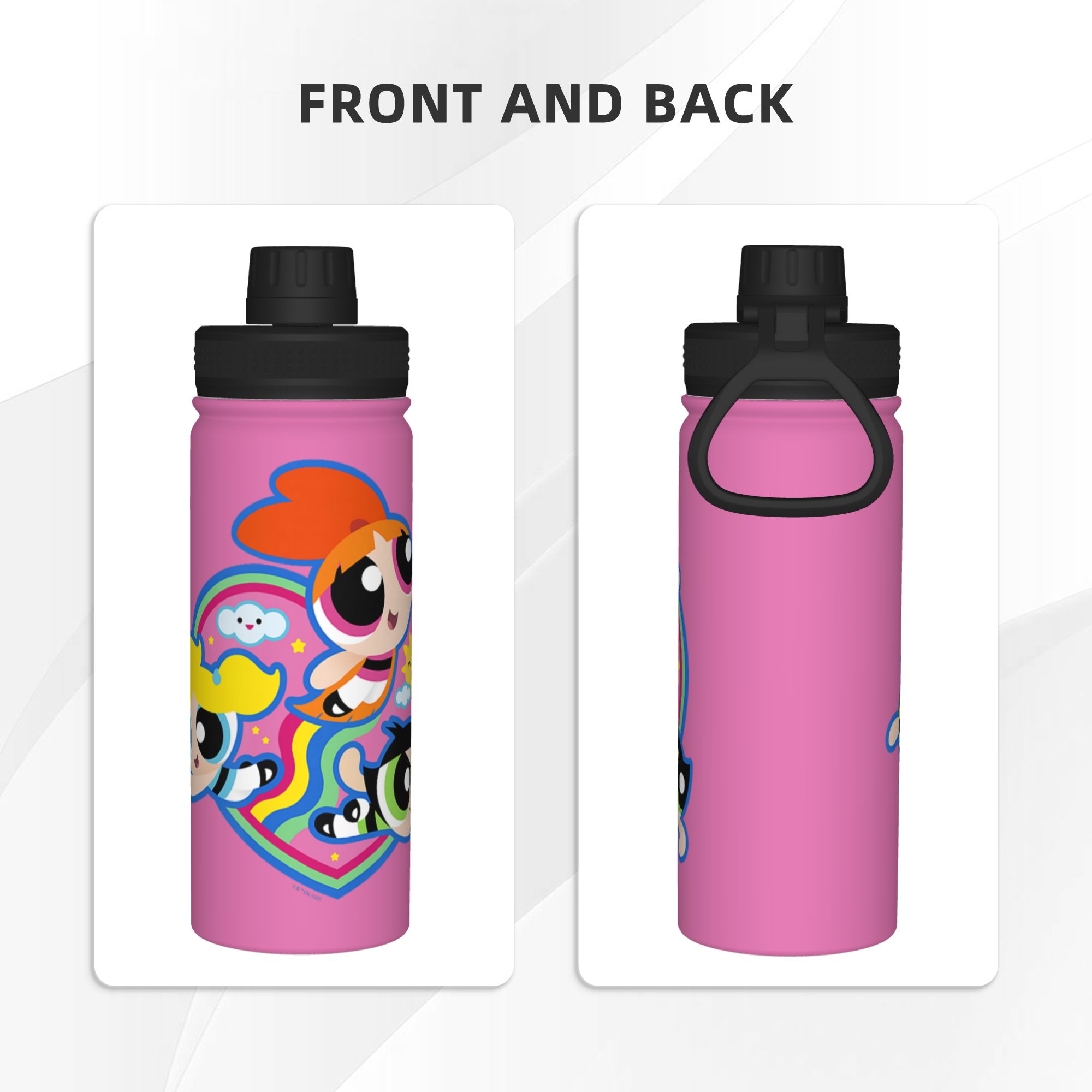 P-Powerpuffs Girl Cartoon 18OZ - огляд і ціна Vacuum Insulated Flask