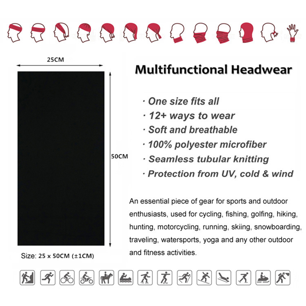 Seamless Solid Color Bandanas  - огляд і ціна Trekking Gaiters
