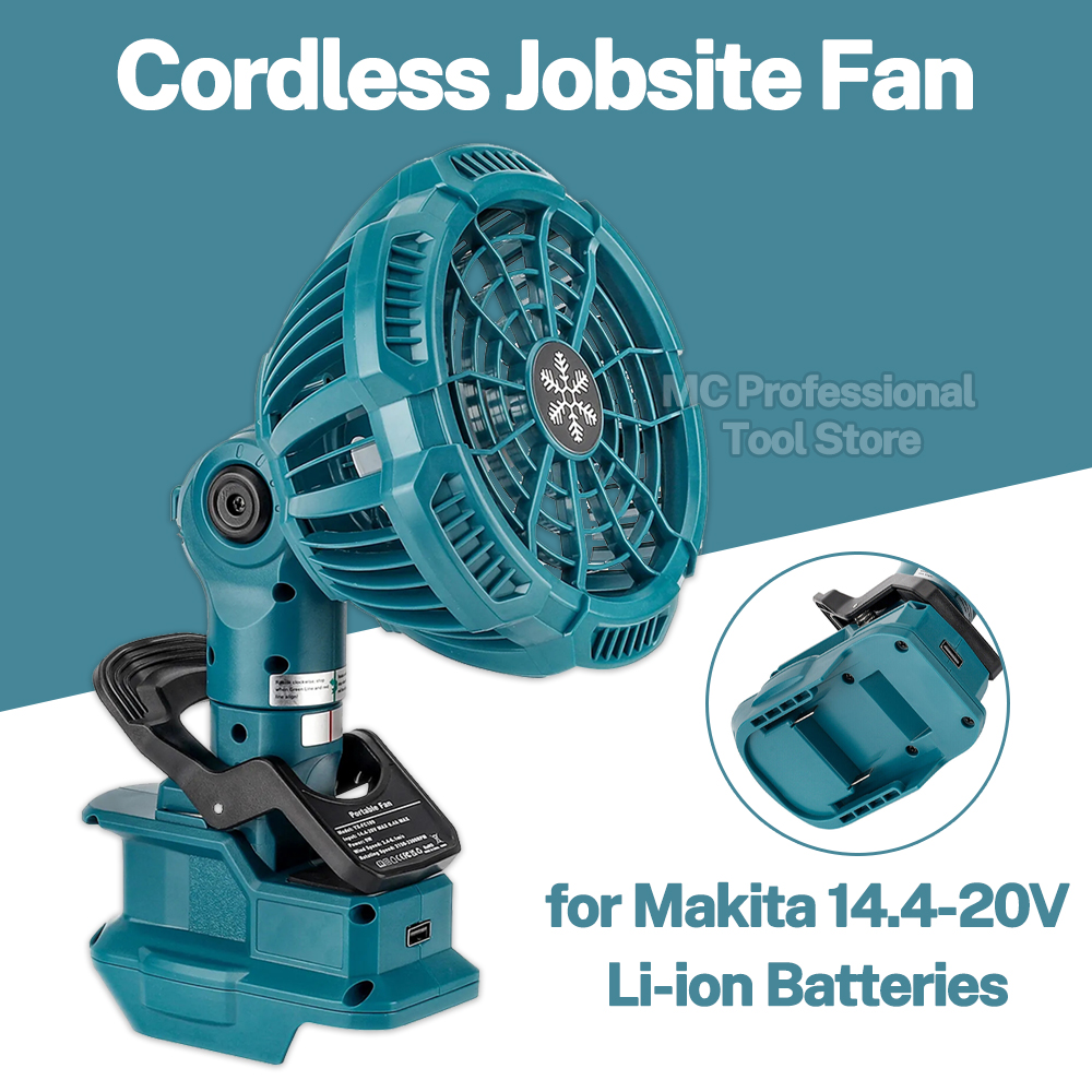 Portable Clip on Fan for Makit - огляд і ціна Outdoor Camping Jobs