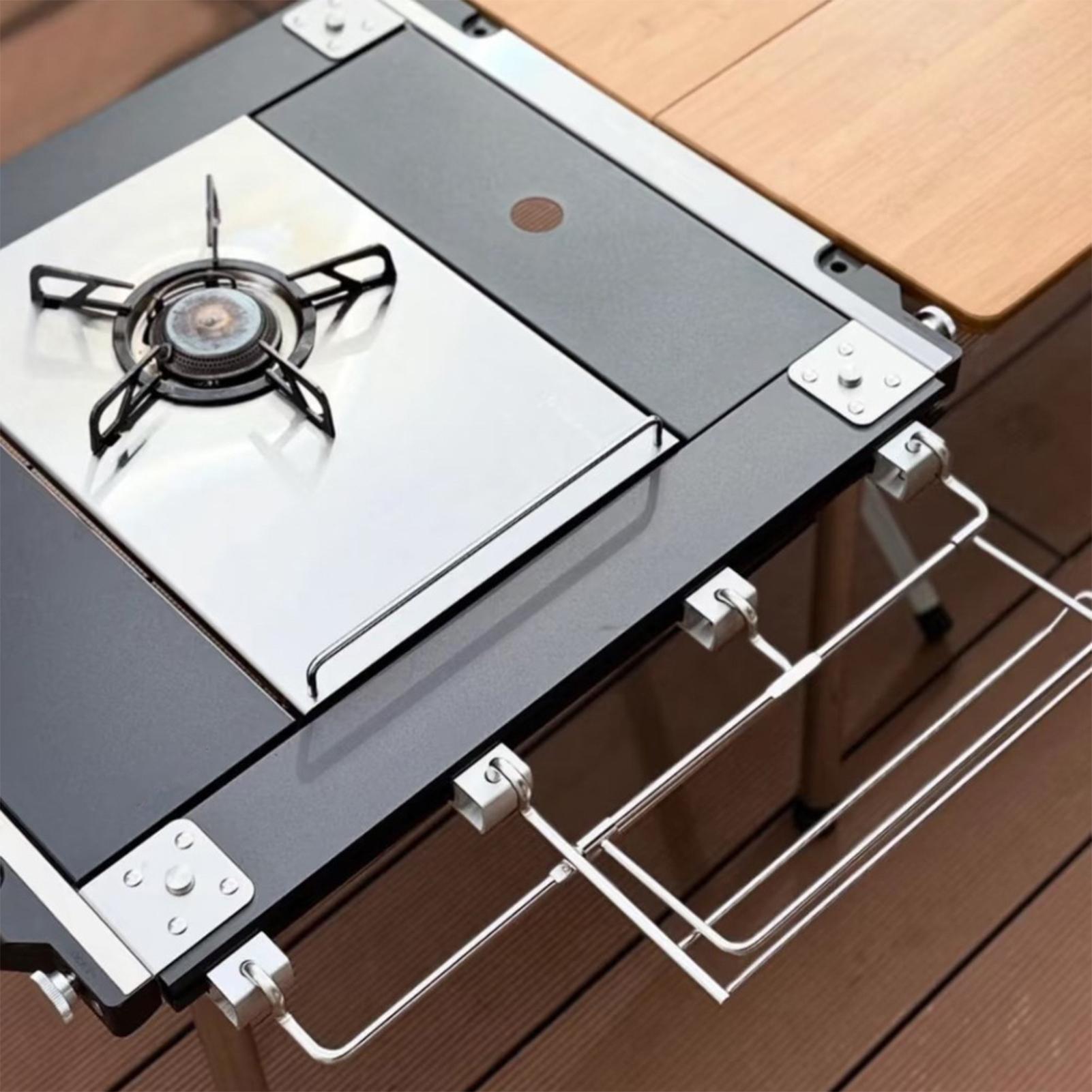 Slide Buckle for Camping Table - огляд і ціна Outdoor Camping Kitchen Setup