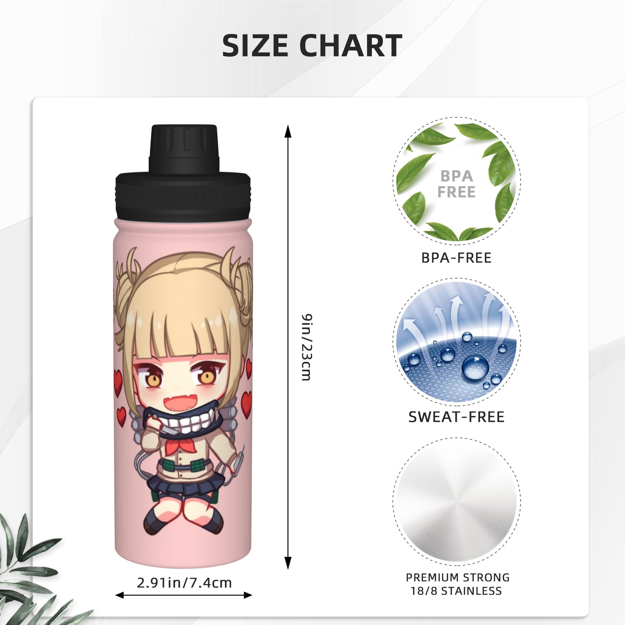 Toga My Hero Academia 18OZ Spo - огляд і ціна Vacuum Insulated Flask