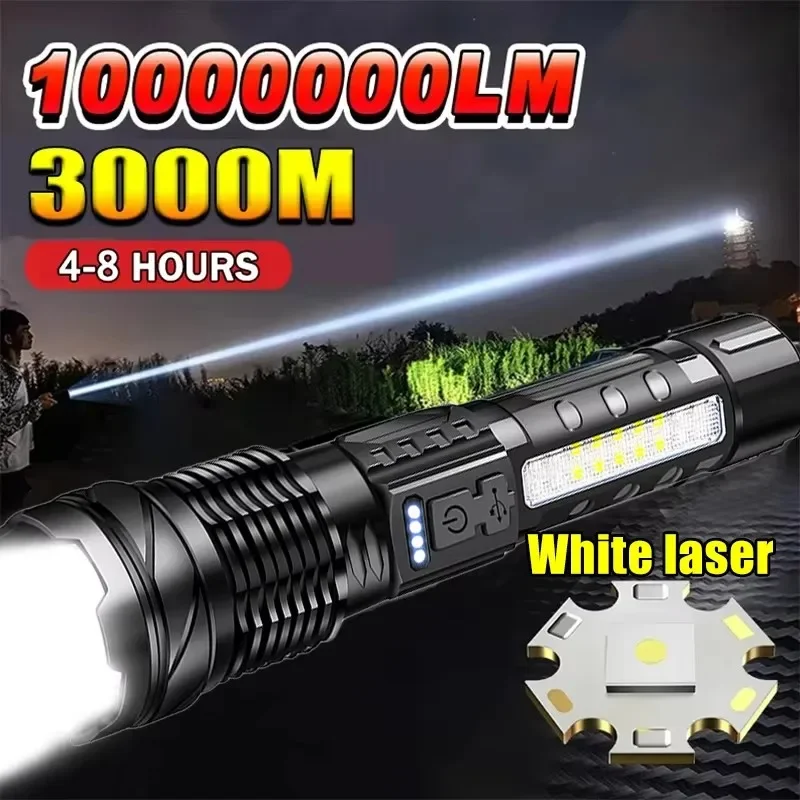 Powerful LED Flashlight Batter - огляд і ціна Outdoor Camping And Fishing